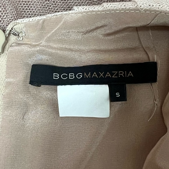 BCBGMaxAzria Gradient Sequin Handkerchief Hem Tulle Party Dress Size S - Picture 7 of 7